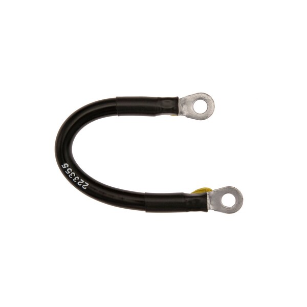 Nobles/Tennant BATTERY CABLE - EYELET TO EYELET, BLACK 4GA 10 in. 223355 - main